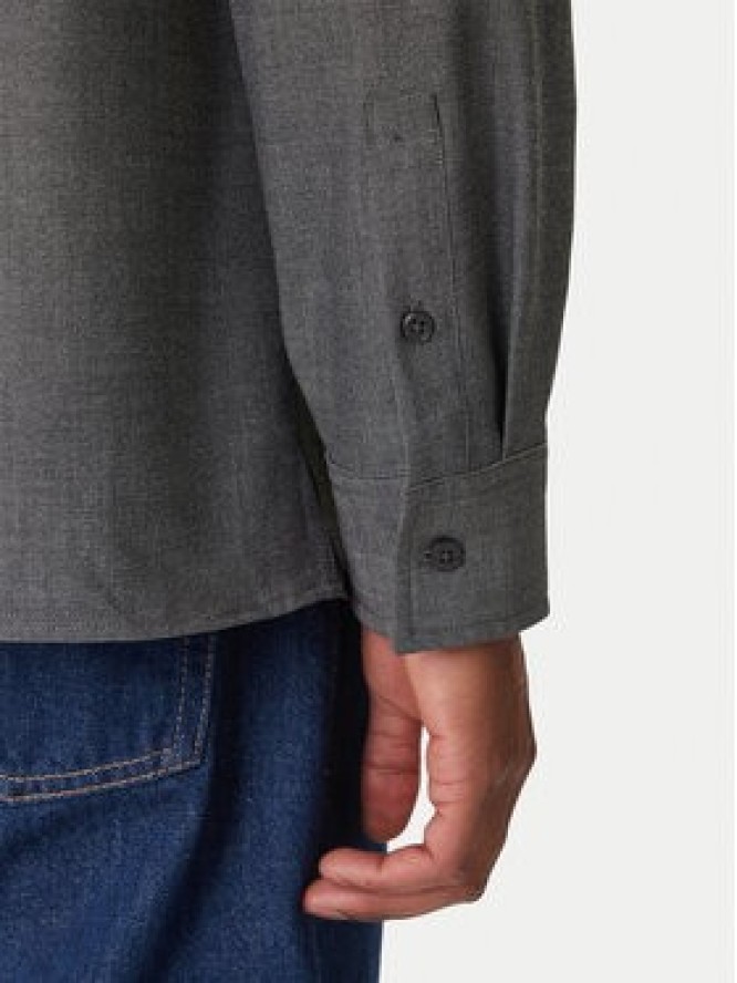 Calvin Klein Koszula Easy LV04LE114G Szary Relaxed Fit