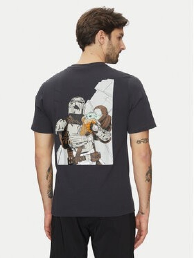 adidas T-Shirt Star Wars The Mandalorian™ JI5716 Szary Regular Fit