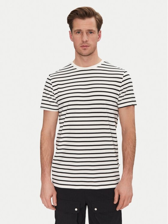 Resteröds T-Shirt 27041 2 Czarny Regular Fit