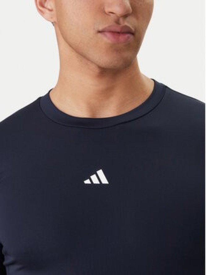 adidas Koszulka techniczna TECHFIT Compression Training JX2561 Granatowy Slim Fit