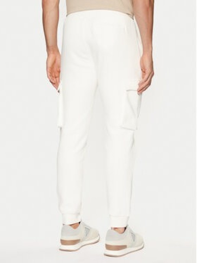 Guess Spodnie materiałowe Z4YB08 K9V31 Écru Regular Fit