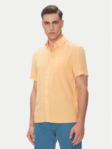 Blend Koszula 20716363 Pomarańczowy Regular Fit