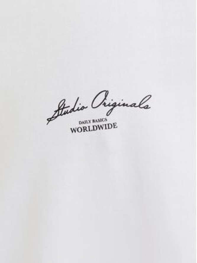 Jack & Jones T-Shirt Islington 12273015 Biały Loose Fit