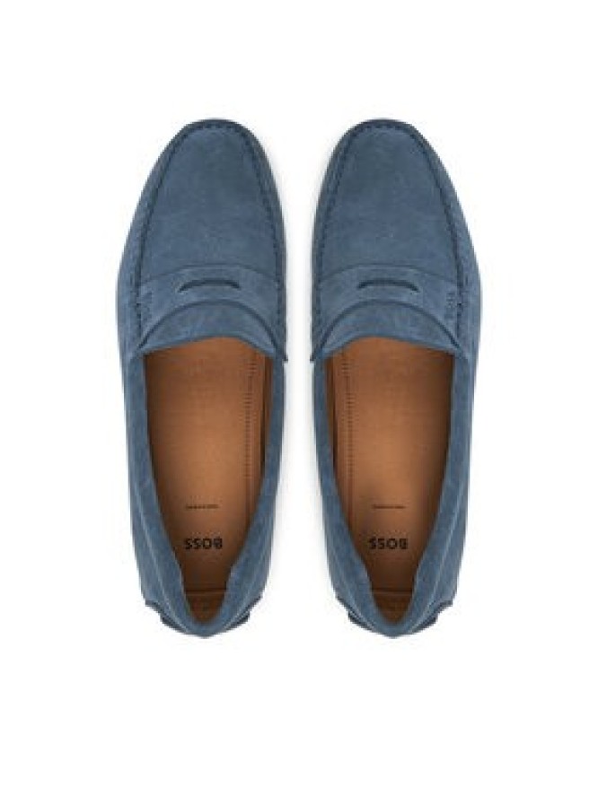 BOSS Mokasyny Noel_Mocc_sdpeb 50541750 Niebieski