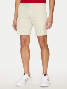 Tommy Hilfiger Szorty materiałowe Brooklyn MW0MW23563 Beżowy Regular Fit
