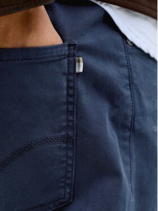 Jack & Jones Spodnie materiałowe Clark Finn 12293328 Granatowy Regular Fit