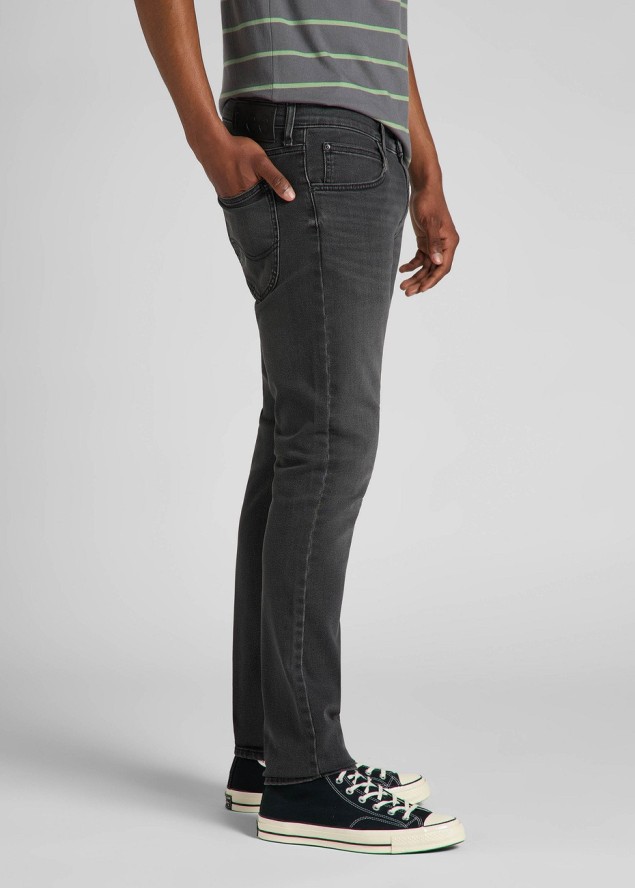 LEE LUKE MĘSKIE SPODNIE JEANSOWE GREY WORN L719PCDI 112319708