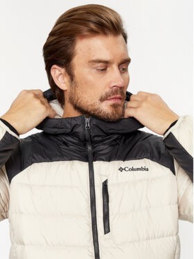 Columbia Kurtka puchowa Autumn Park™ Down Hooded Jacket Écru Regular Fit