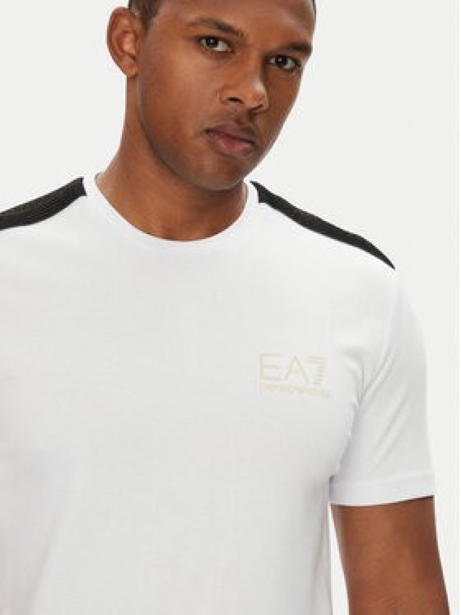 EA7 Emporio Armani T-Shirt 7M000299 AF13739 U0002 Biały Slim Fit