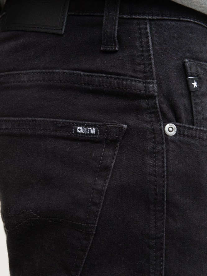 Jeansy męskie skinny czarne Deric 950