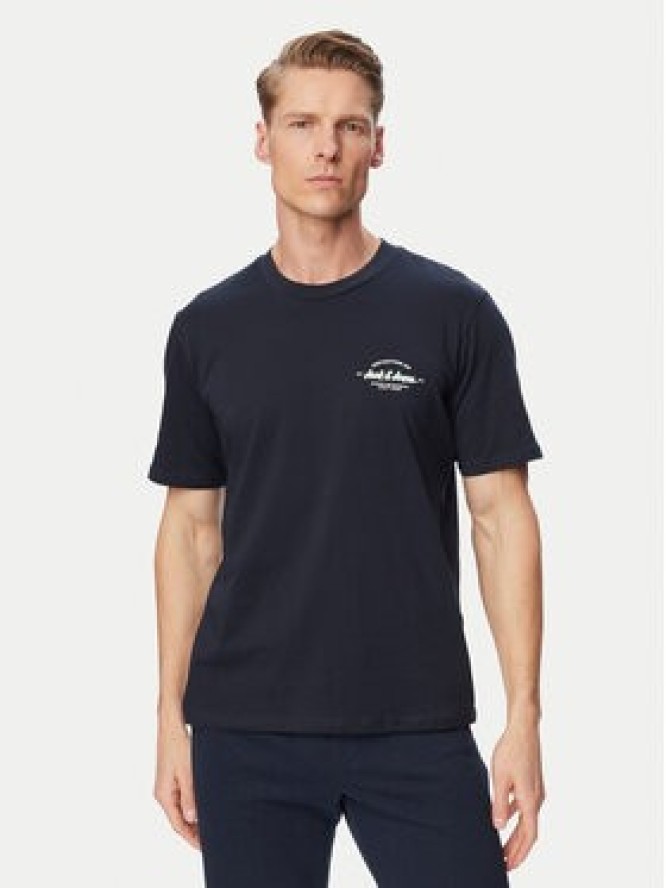 Jack & Jones Komplet t-shirt i spodenki Brandon 12298184 Granatowy Regular Fit