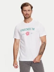 Jack & Jones T-Shirt Jprblaalfie 12259673 Biały Regular Fit