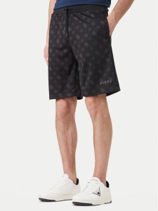 Guess Szorty sportowe Z6GD03 K2851 Czarny Regular Fit