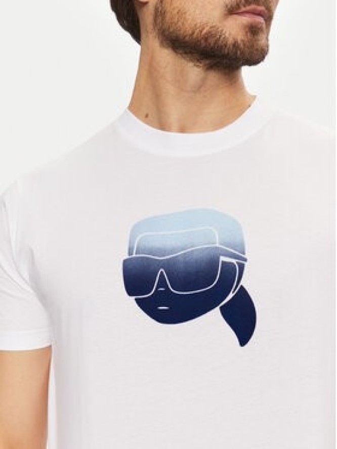 KARL LAGERFELD T-Shirt 755426 551242 Biały Regular Fit