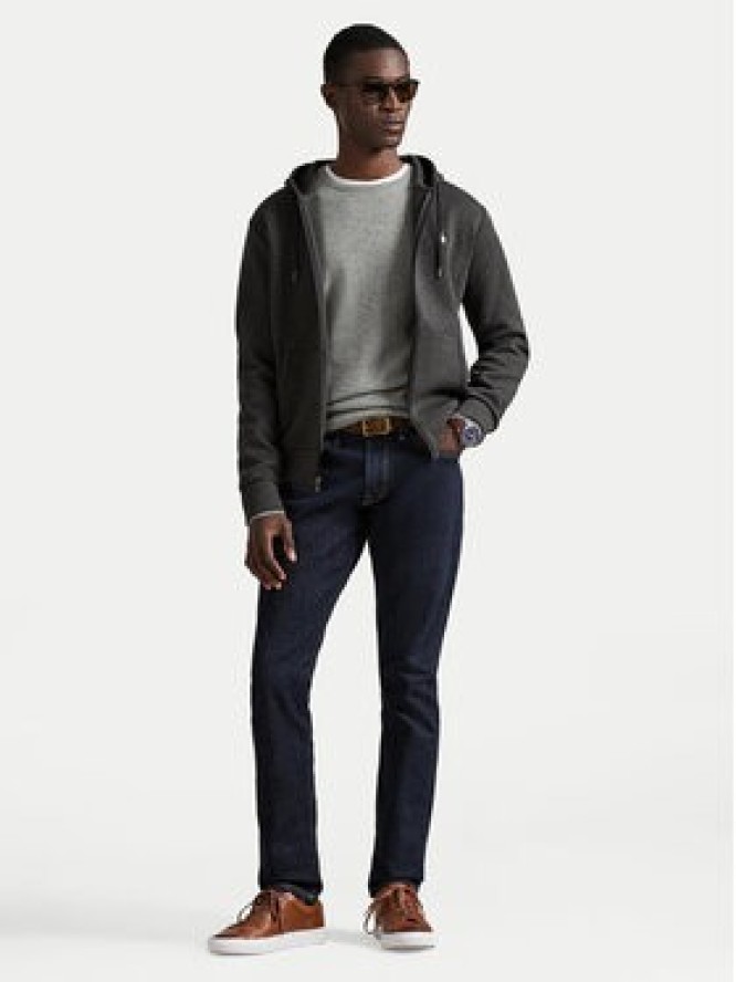 Polo Ralph Lauren Bluza 710881517093 Szary ciemny Regular Fit