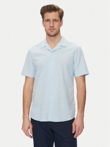 Blend Koszula 20717676 Błękitny Regular Fit