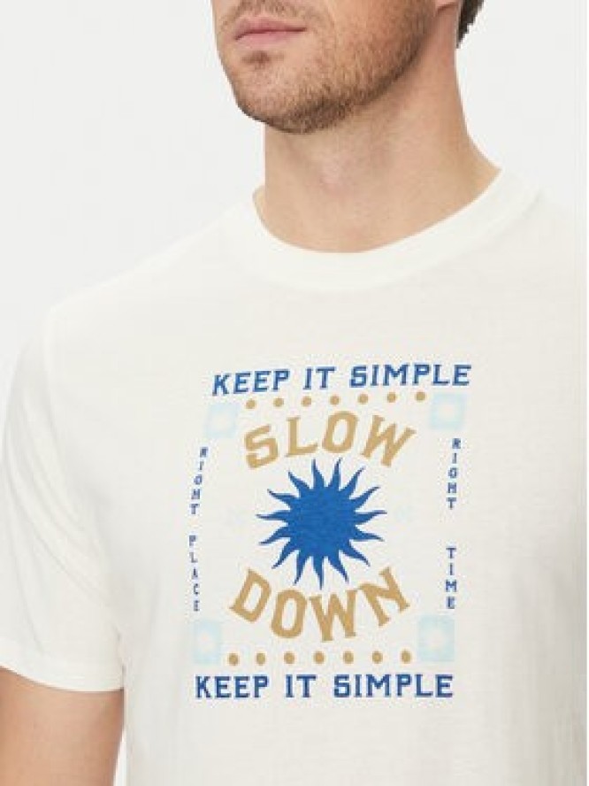 Blend T-Shirt 20718311 Biały Regular Fit