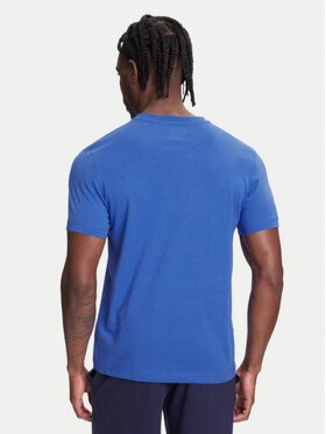 Kappa T-Shirt Logo Korpo Cafers 304J150 Niebieski Slim Fit