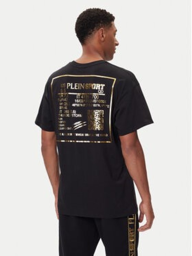 Plein Sport T-Shirt FAEC MTK8362 STE001N Czarny Loose Fit