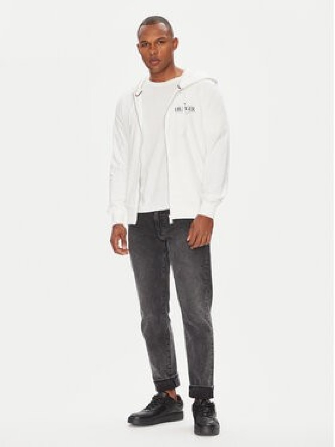 Tommy Hilfiger Bluza Stacked MW0MW39375 Biały Regular Fit