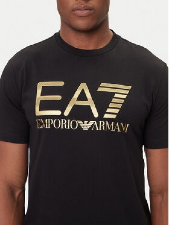 EA7 Emporio Armani T-Shirt 7M001189 AF17789 UC001 Czarny Regular Fit