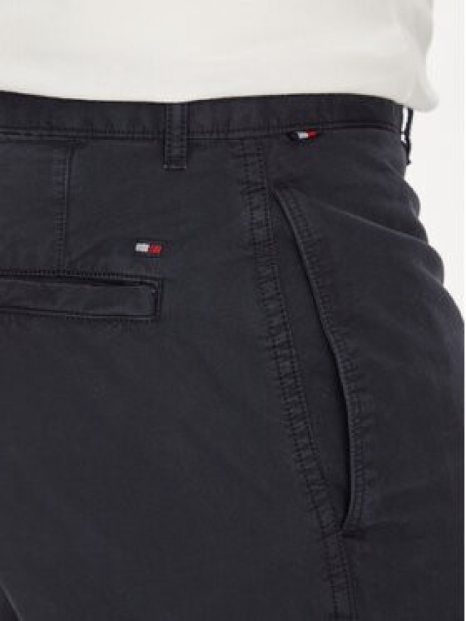 Tommy Hilfiger Spodnie materiałowe Denton MW0MW39695 Granatowy Straight Fit