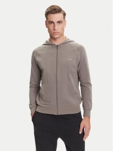 BOSS Bluza Mix&Match 50515313 Brązowy Regular Fit