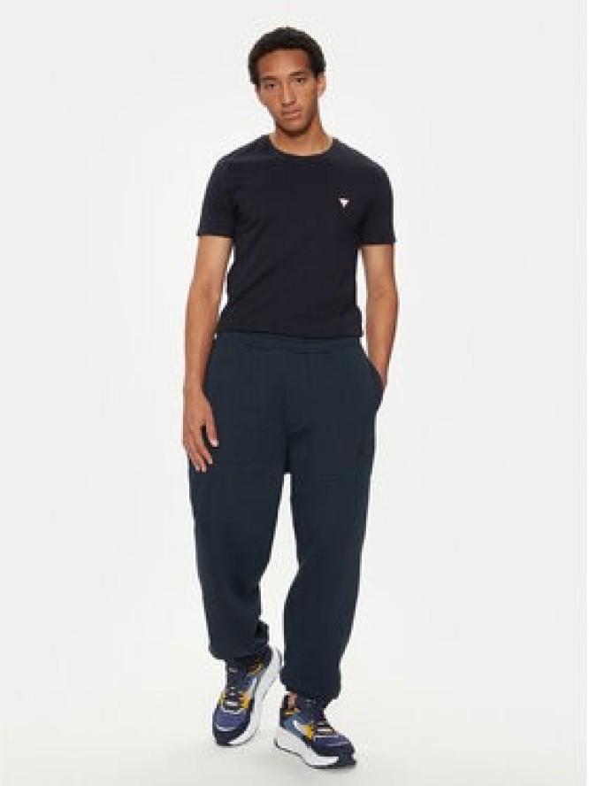 Armani Exchange Spodnie dresowe 6DZPAA ZJKAZ 1510 Granatowy Regular Fit