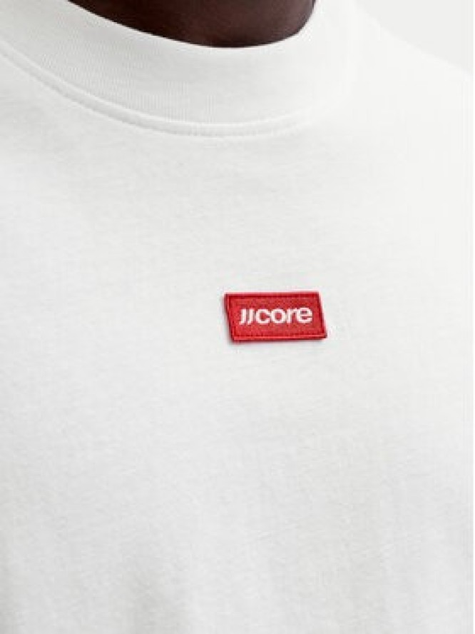 Jack & Jones T-Shirt Club Badge 12295036 Biały Regular Fit