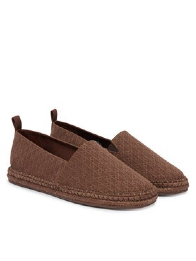 Calvin Klein Espadryle Espadrille Aop Cv HM0HM02231 Brązowy