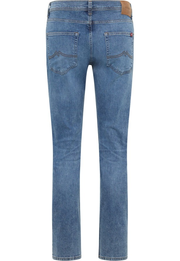 Męskie Spodnie Jeansowe MUSTANG Orlando Slim Denim Blue 1014860 5000 884
