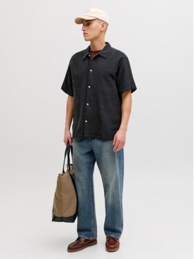Jack & Jones Koszula Nantucket Double 12291812 Czarny Regular Fit