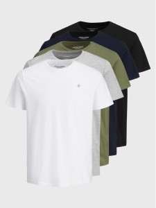 Jack & Jones Komplet 5 t-shirtów Jxj 12185714 Kolorowy Regular Fit