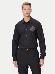 Versace Jeans Couture Koszula 79GALKS2 CN00K Czarny Slim Fit