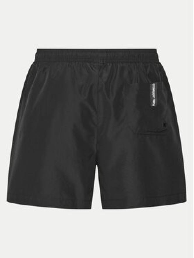 KARL LAGERFELD Szorty kąpielowe A1M46013 Czarny Regular Fit