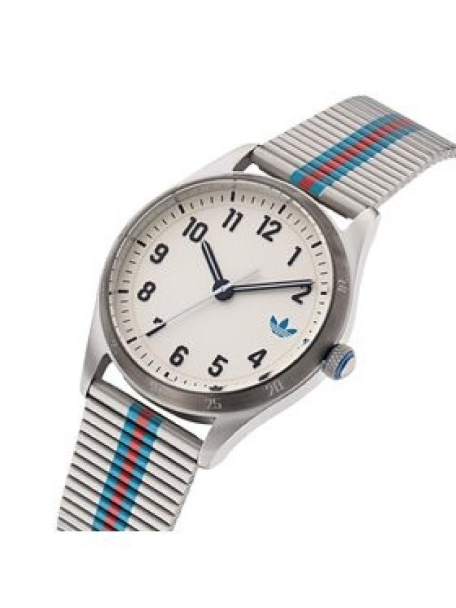 adidas Zegarek Originals Code Four AOSY23531 Srebrny