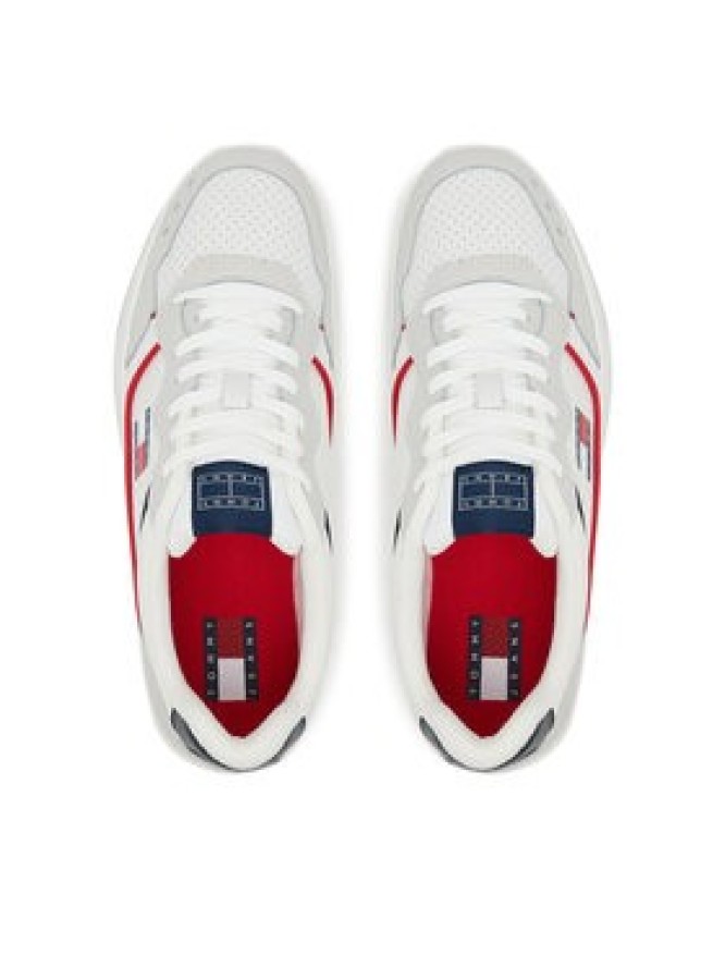 Tommy Jeans Sneakersy Tjm Cupsole Elevated EM0EM01585 Écru