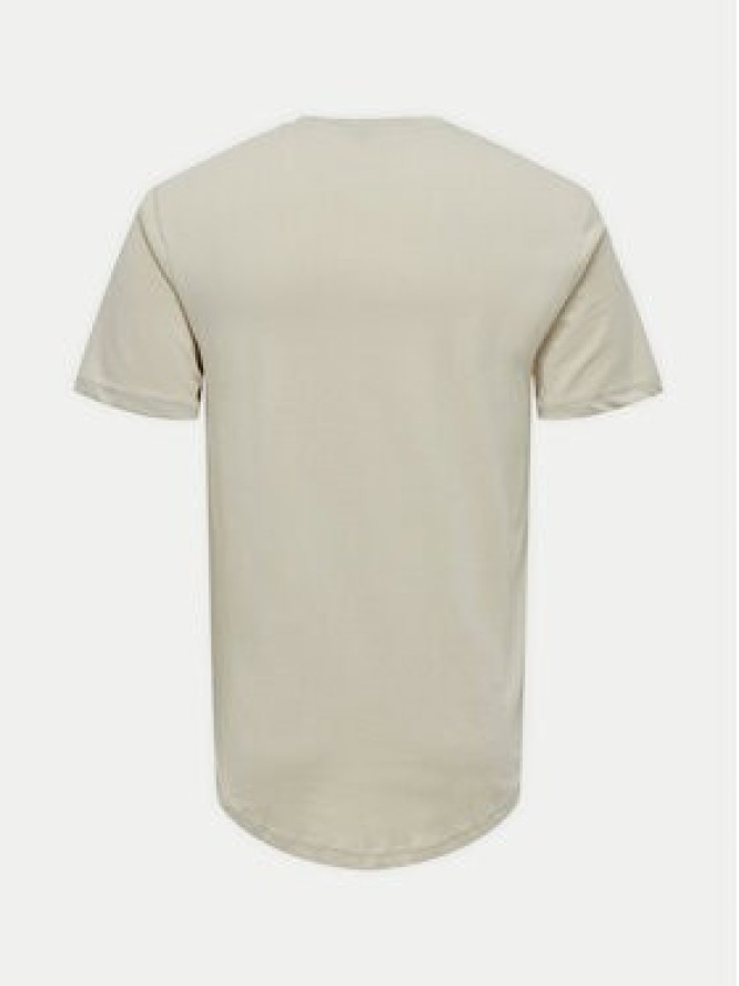 Only & Sons T-Shirt Matt 22002973 Beżowy Regular Fit