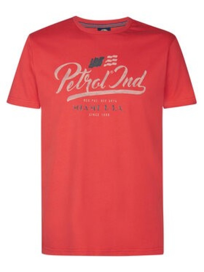 Petrol Industries T-Shirt M-1050-TSR600 Czerwony Regular Fit