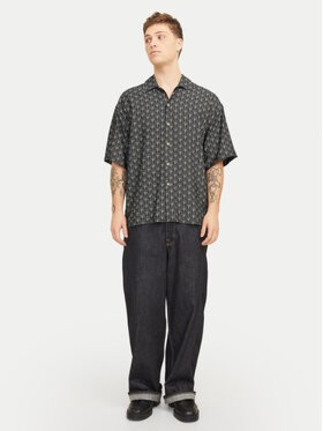 Jack & Jones Koszula Marshall 12271103 Czarny Wide Fit