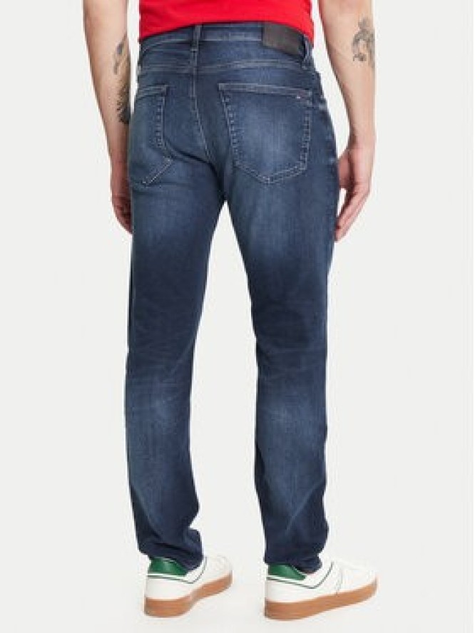 Tommy Jeans Jeansy Austin DM0DM21901 Granatowy Slim Fit
