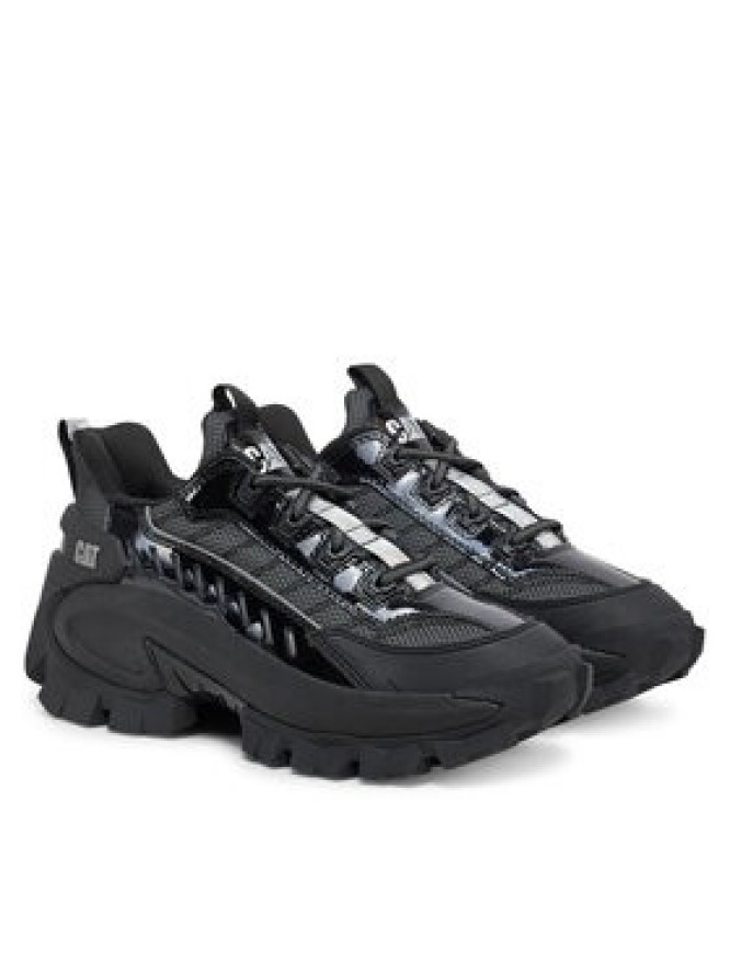 CAT Footwear Sneakersy Intruder Max Lace Chrometallic P726284 Czarny