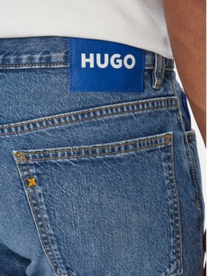 HUGO Jeansy Ash 50563469 Niebieski Slim Fit