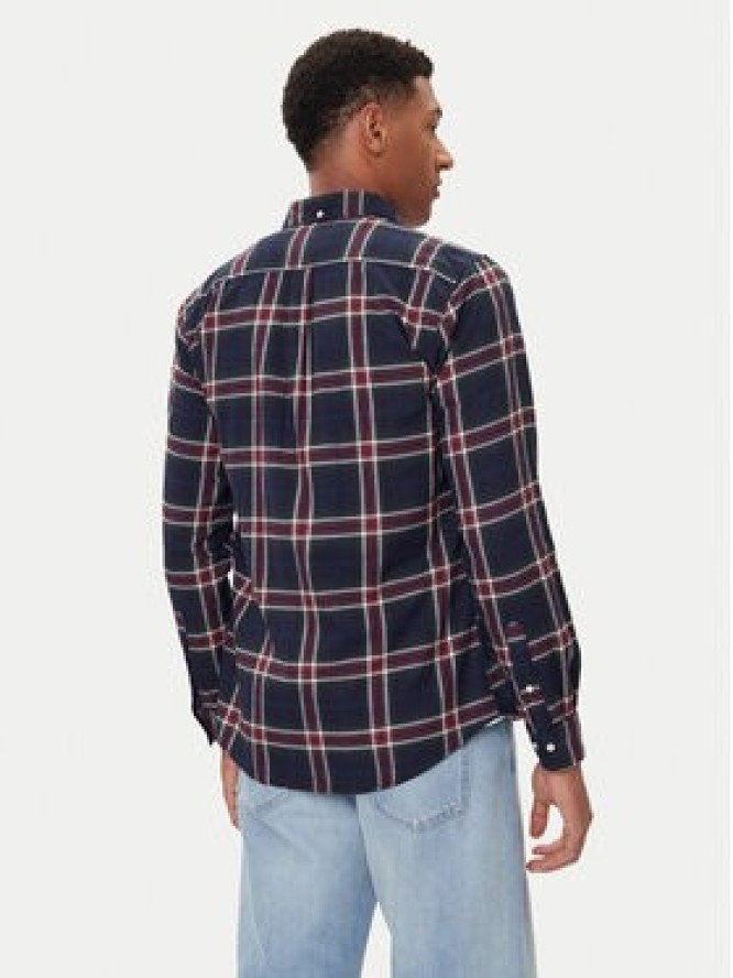 Barbour Koszula Crossfell MSH4995BL53 Granatowy Tailored Fit