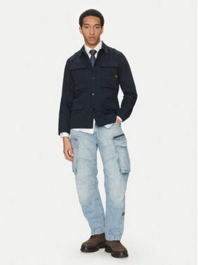 G-Star Raw Kurtka przejściowa 4 Pkt Overshirt D26429-D387 Granatowy Slim Fit