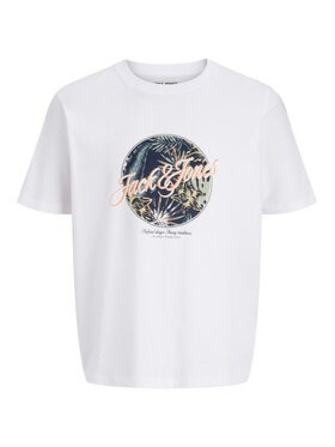 Jack & Jones T-Shirt Honolulu 12288088 Biały Regular Fit