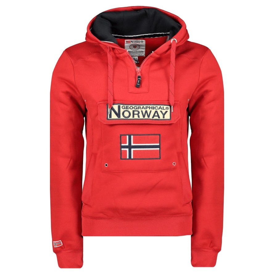 Bluza Geographical Norway GYMCLASS RED DB MEN 054 czerwony męska