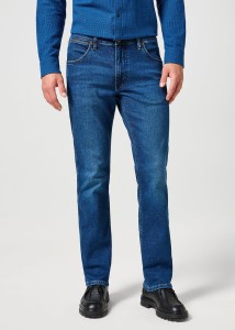 WRANGLER MĘSKIE SPODNIE JEANSOWE GREENSBORO DARK TRAILS 112358221 W15Q008815