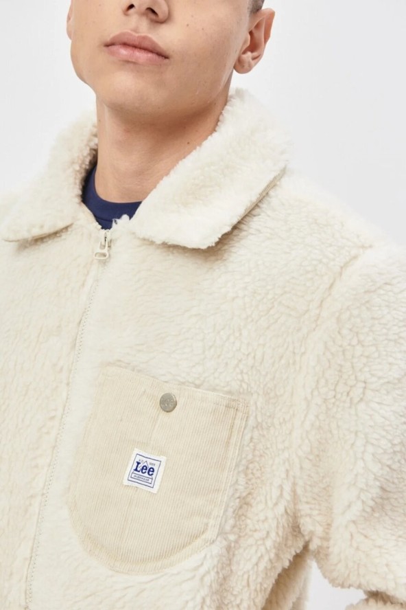 LEE 91B SHERPA JACKET MĘSKA KURTKA PRZEJŚCIOWA SHERPA L87RNXNQ 112322400