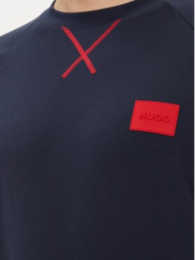 Hugo Bluza Patch 50510535 Granatowy Relaxed Fit